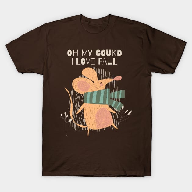 Oh my gourd T-Shirt by Biddie Gander Designs